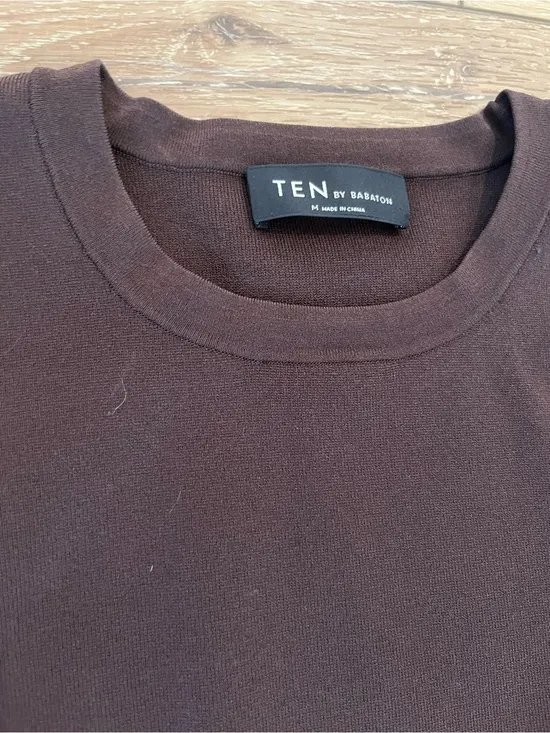 Aritzia Ten by‎ Babaton Retrospect Cutout Sweater Brown Size M - Image 3