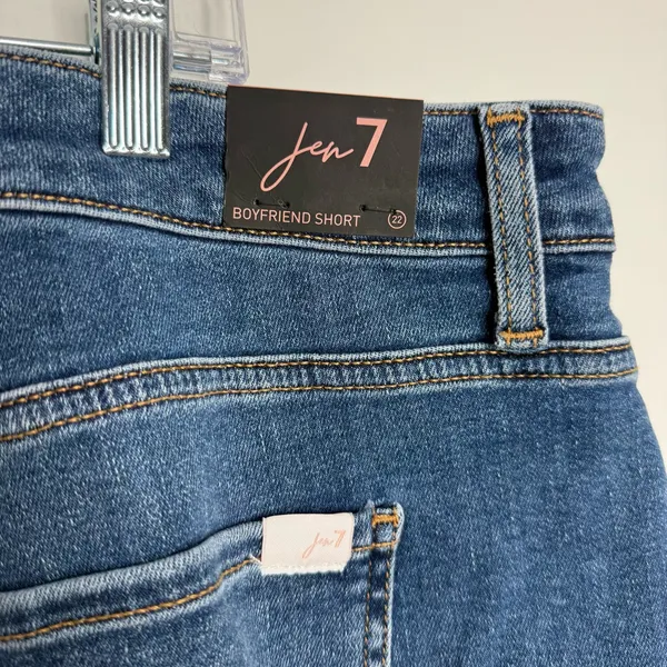 NWT Jen7 By 7 For All Mankind Boyfriend Shorts In Blue Wash Size 22‎ Plus - Image 4