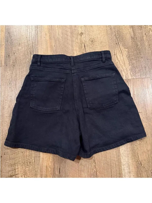 Aritzia Wilfred Free High Waist Black Shorts 2 - Image 4