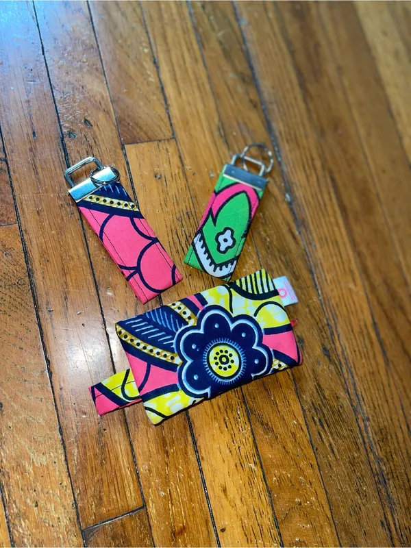 Maria Papaya 3 Piece Colorful Accessory Set Pink - Image 2