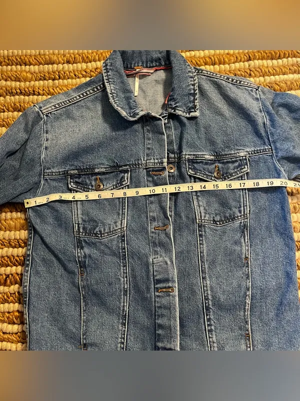 Free people Oversized Denim Jacket - Image 3