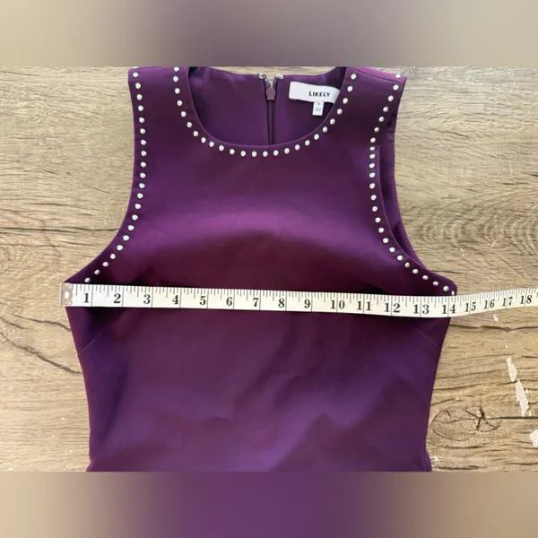 LIKELY
Purple Studded Mini‎ Dress size 0 - Image 5