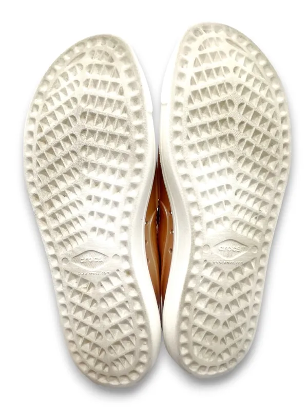 Crocs CitiLane Roka Slip On Shoes Women 7 Rose Gold Metallic Perforated Sneaker - Image 11