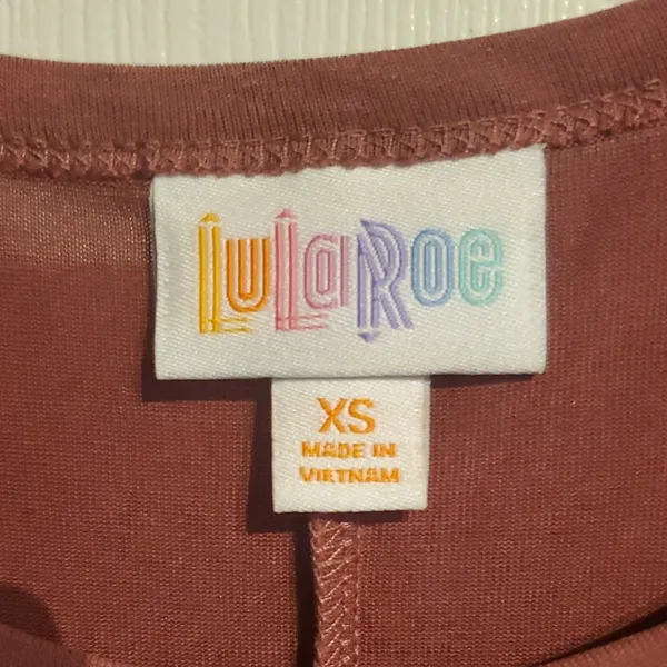 LuLaRoe High Low Dress in Dusty Rose - Image 2