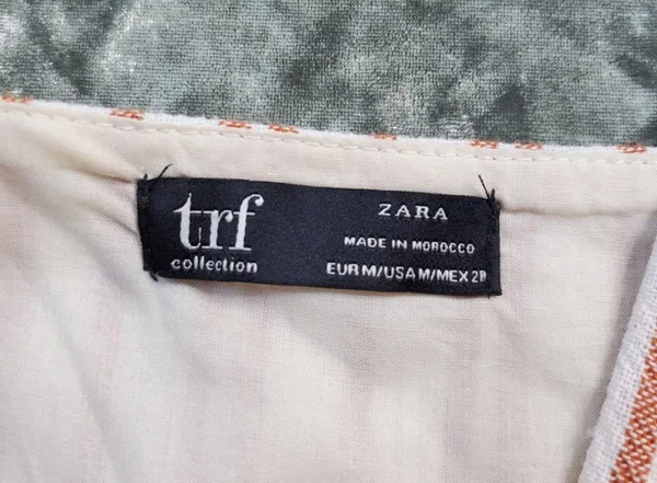 Striped Wrap Dress TRF Collection - Image 6