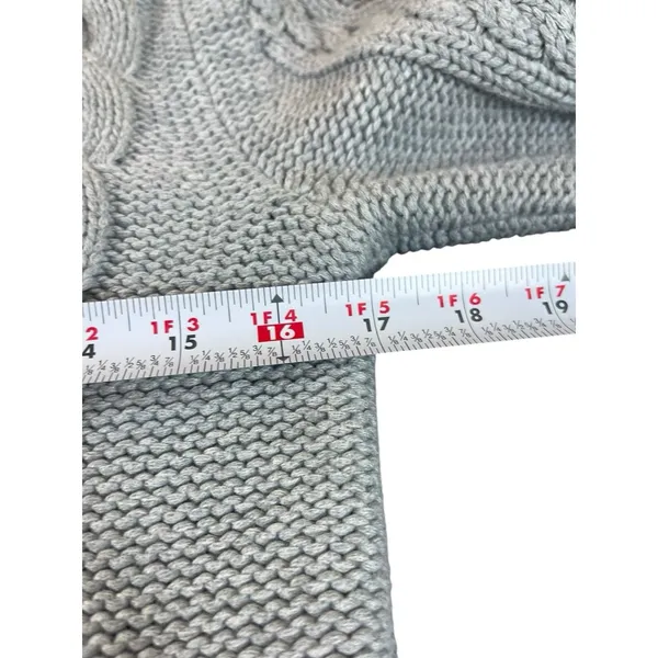 L.L. Bean Cable Knit Cowl Neck Sweater Chunky PS Cozy Outdoor Heavy Heritage - Image 8