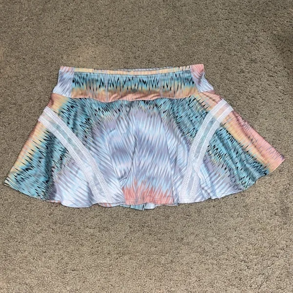 Free People Movement‎ Pleats And Thank You Printed Skort Sunspace Large - Image 8
