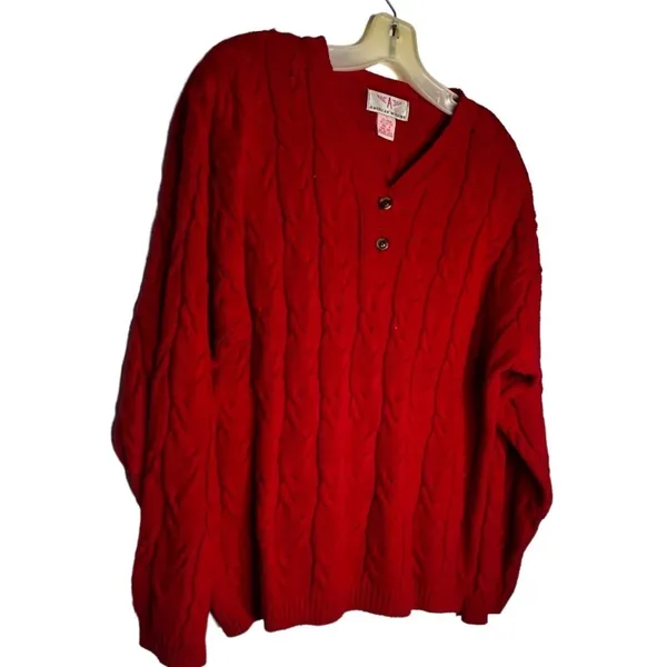 Vintage American Weekend‎ Red Sweater - Image 4