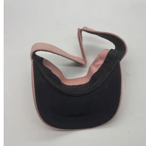 Costa Del Mar Pink Cotton Sun Visor Hat Embroidered Logo Adjustable Strap - Image 7