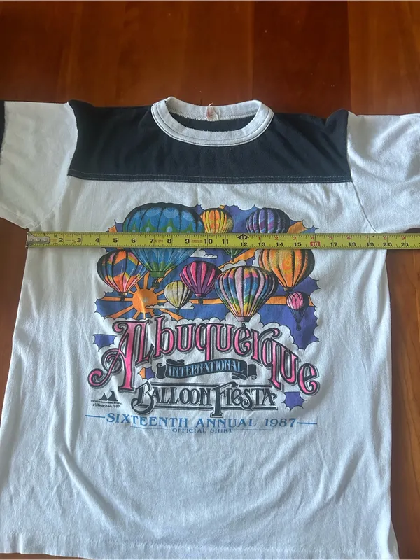 Vintage 80s Albuquerque Balloon Festival t-shirt Large - Image 7