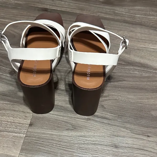 Madden Girl Cream Strappy Sandals - Image 4