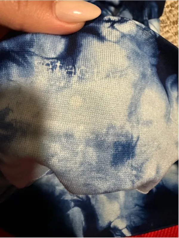 SetActive Blue Crush Shibori Tie Dye Seamless Legging- Size Small Medium - Image 4