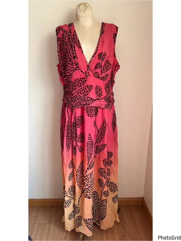 Anthropologie Verb by Pallavi Singhee Ombré Maxi Dress Large - Image 2