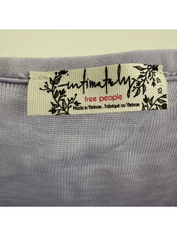 Free People Night We Met Tee Lavender Blue NWT XS - Image 8