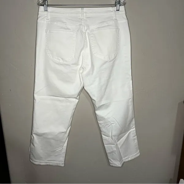 GAP Crop Boot cut White‎ Denim Jeans - Image 9