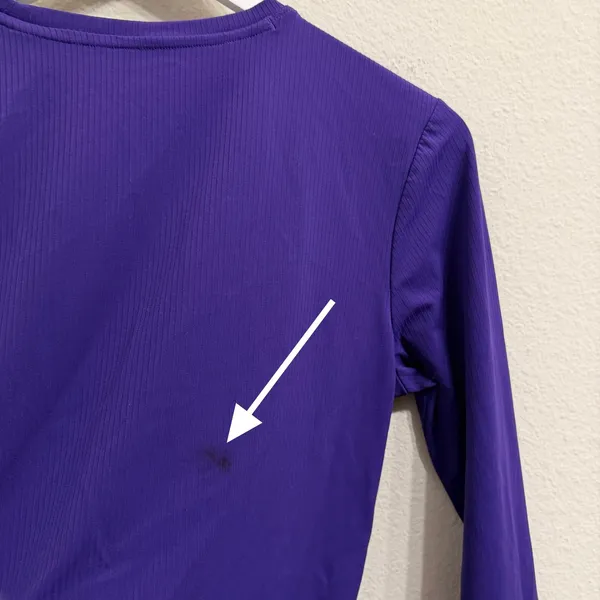 Figs Palmer Ribbed Long-Sleeve Underscrub purple Dark Purple Size Medium - Image 9