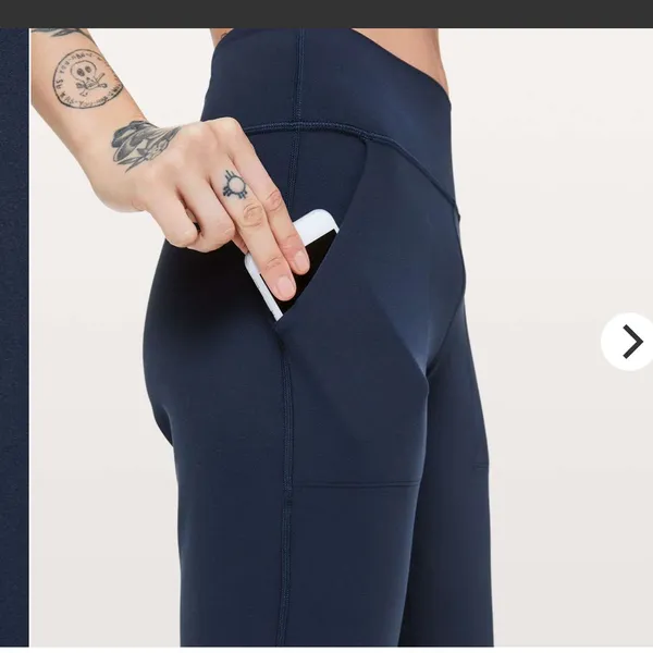 Lululemon Align High-Rise Jogger 28” True Navy Size 4 GUC True Navy - Image 5