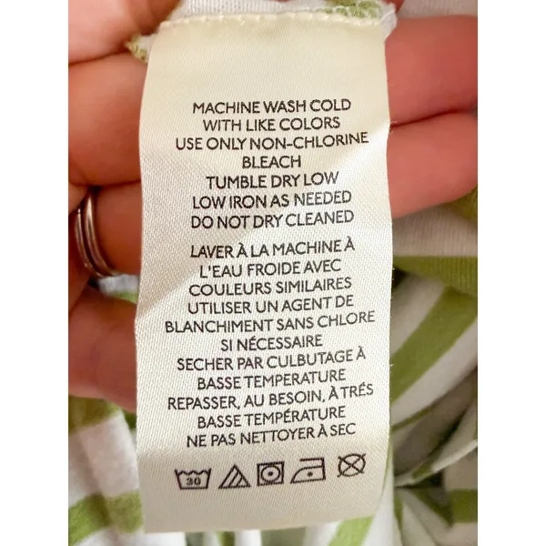 Anthropologie Daily Practice | NWT Tiebreaker Striped Midi Dress Green | Sz XL - Image 7