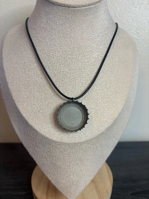 Handmade Coors Light Bottle Cap Necklace - Image 5
