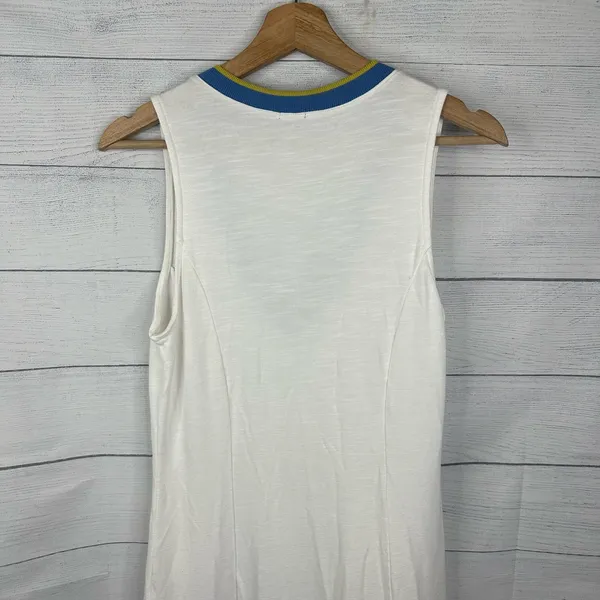 Monrow Womens Small White Sleeveless Tennis Dress Stretch Pleated Pickleball - Image 6