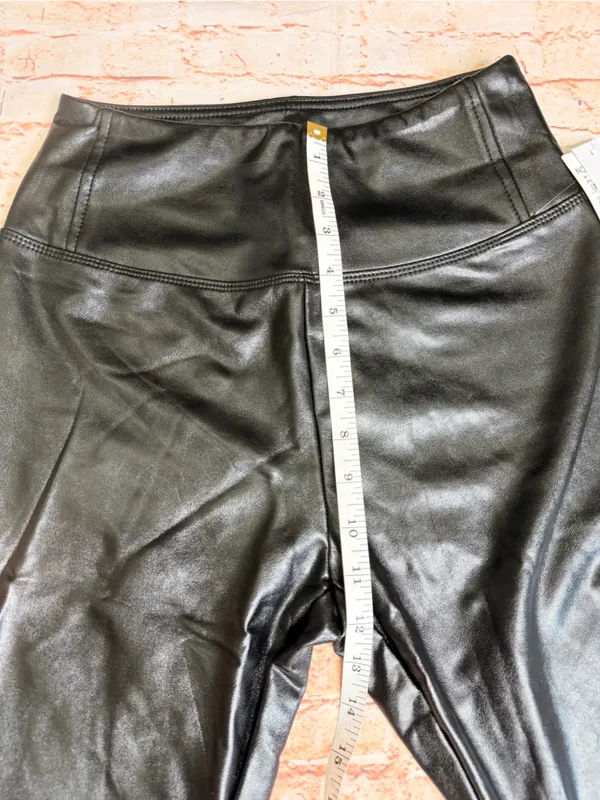 bp Black Faux Leather-Look Leggings - Image 3
