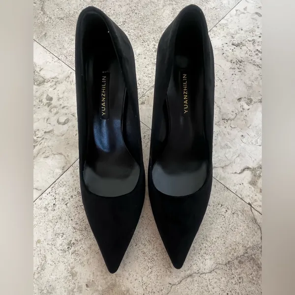 Black Women's Heels Size 7 - Image 3