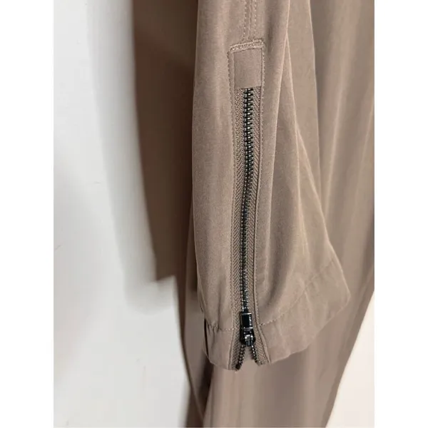 Athleta Tan Jogger Pants Zip Ankle 12 Tall - Image 3