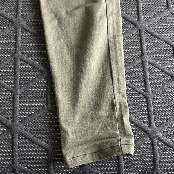 Women’s size S (4-6) Dark Green Cargo Pants with Multiple Pockets - Image 2