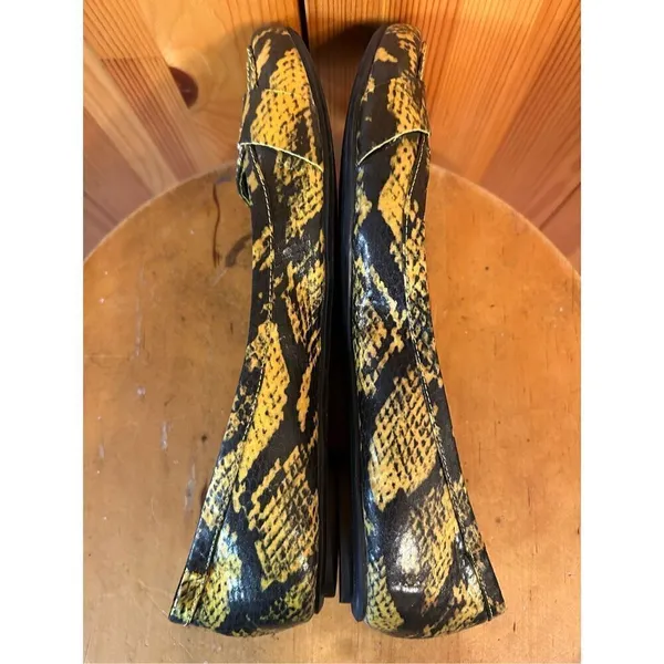 LIBBY EDELMAN Snake Print Flats Loafers Womens Shoes Sz 8M - Image 6