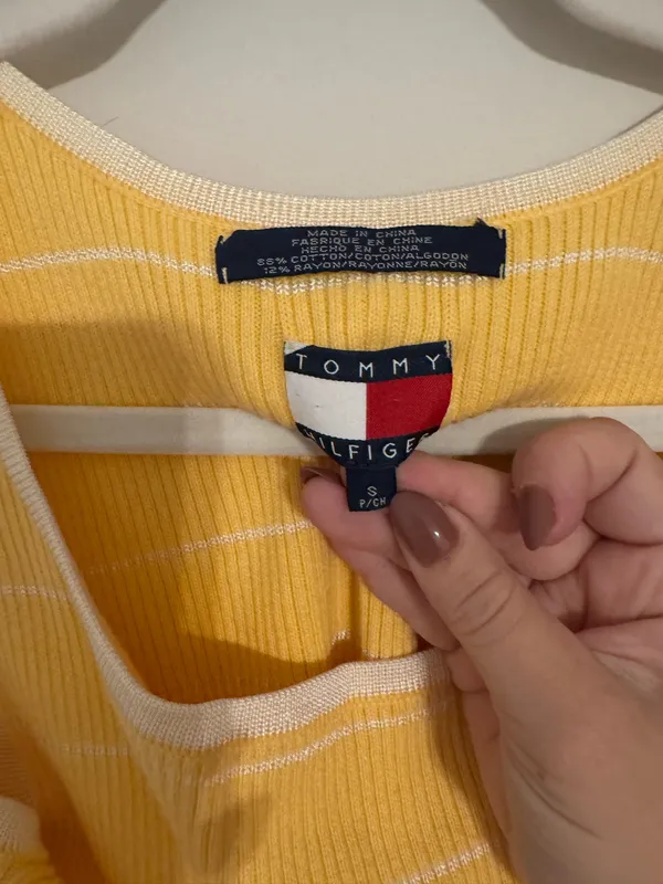 NWOT Vintage Tommy Hilfiger Knit Tank - Image 4