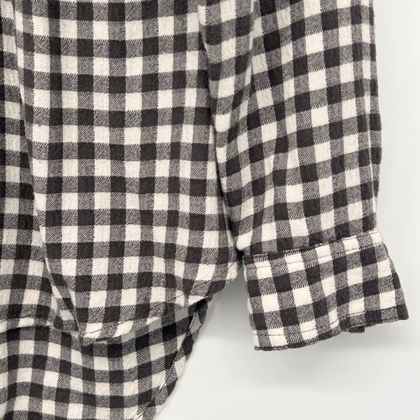 Anthropologie Isadora Shirt Gingham Check Boho Cottage Long Sleeve Women's M‎ - Image 7