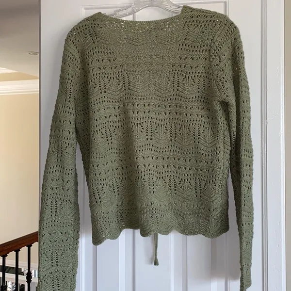 NWT Lightweight Sage Springtime Sweater Size M - Image 4