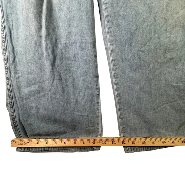 Torrid Feel The Fit Chambray Wide Leg Pull On Pants Drawstring Women 00 10 12 XL - Image 8