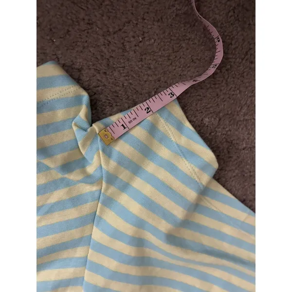 Daily Drills Women’s Malibu + Lemonade Striped Long Sleeve Top & Shorts Set M - Image 11