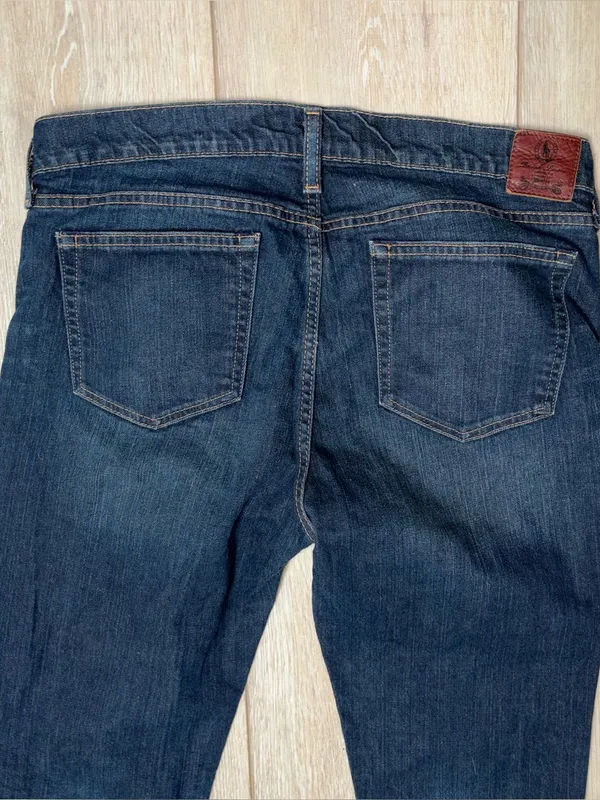 Polo Ralph Lauren Y2k Straight Leg Jeans 90's Urban Streetwear Waist 31in Mom - Image 9