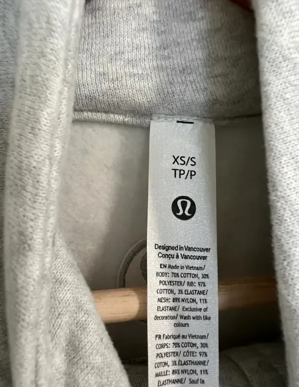 Scuba Half-Zip Long Lululemon Oversized Funnel Neck - Image 3