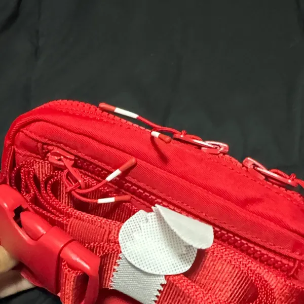 Fabletics Red Zip Travel Pouch Bag | New With Tags - Image 8