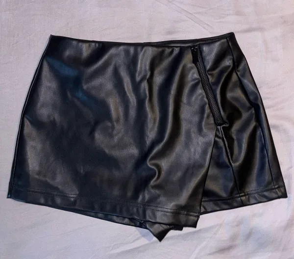 TJ Maxx Leather Skort - Image 2