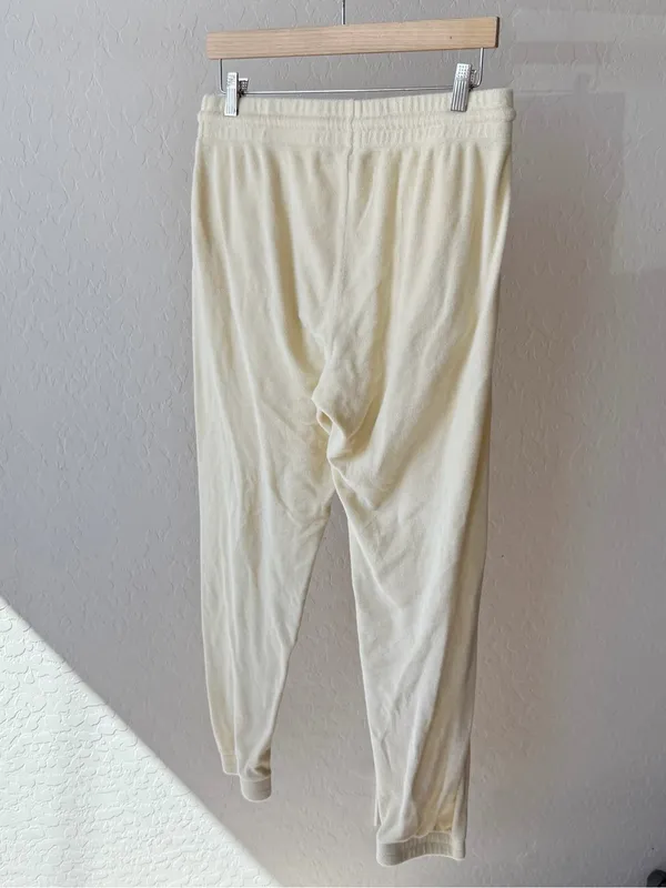 Aritzia TNA Butter Yellow Terry Cloth Jogger - Image 2