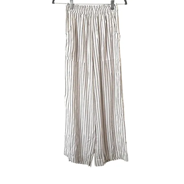 LUSANA Clara Striped Wide Leg Pant NWT Small‎ - Image 2