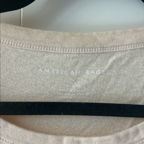 American Eagle Outfitters Soft Cream Short Sleeve Tee - Image 2