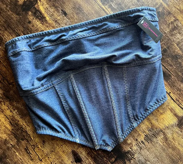 NOBO | women’s denim bustier. Size: XL. - Image 11