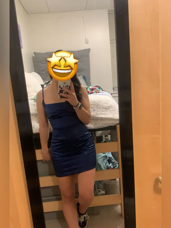 Windsor Navy Blue Mini Dress - Image 5