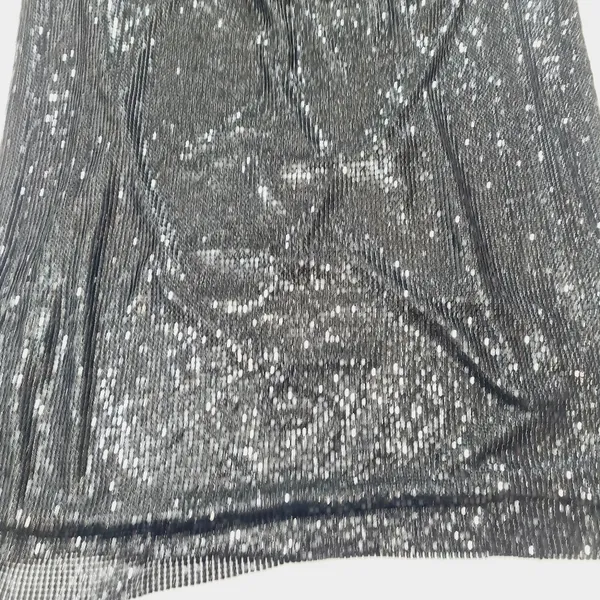 Superdown Caity Drape Dress in Black - Image 8