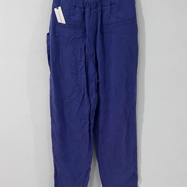 Anthropologie NWT Purple Tailored High Waist Pants XS Retro 70s Inspired - Image 4