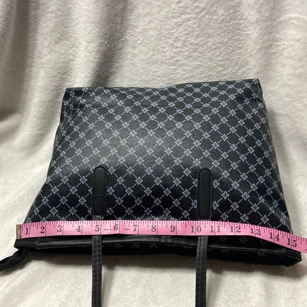 Stylish Black and Gray Tote Bag - Image 9