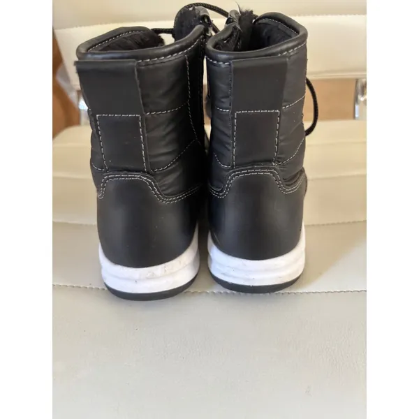 Weatherproof‎ Katie Black Quilted Winter Snow Boots Faux Fur Lined Size 6M - Image 3