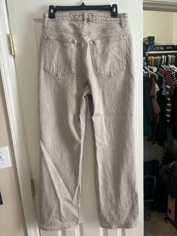 Abercrombie High-Rise Jeans 90s Straight Curve Love - Image 3