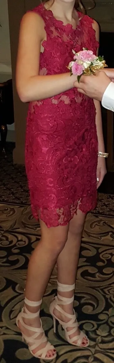 Floral Lace Dress - Image 6