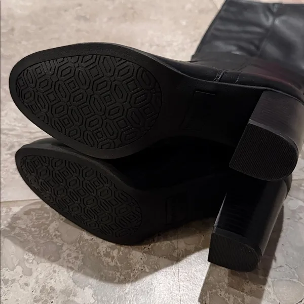 Style & Co Addyy Dress Zipper Boots in Smooth Black, Size 5.5, NEW in Box - Image 8